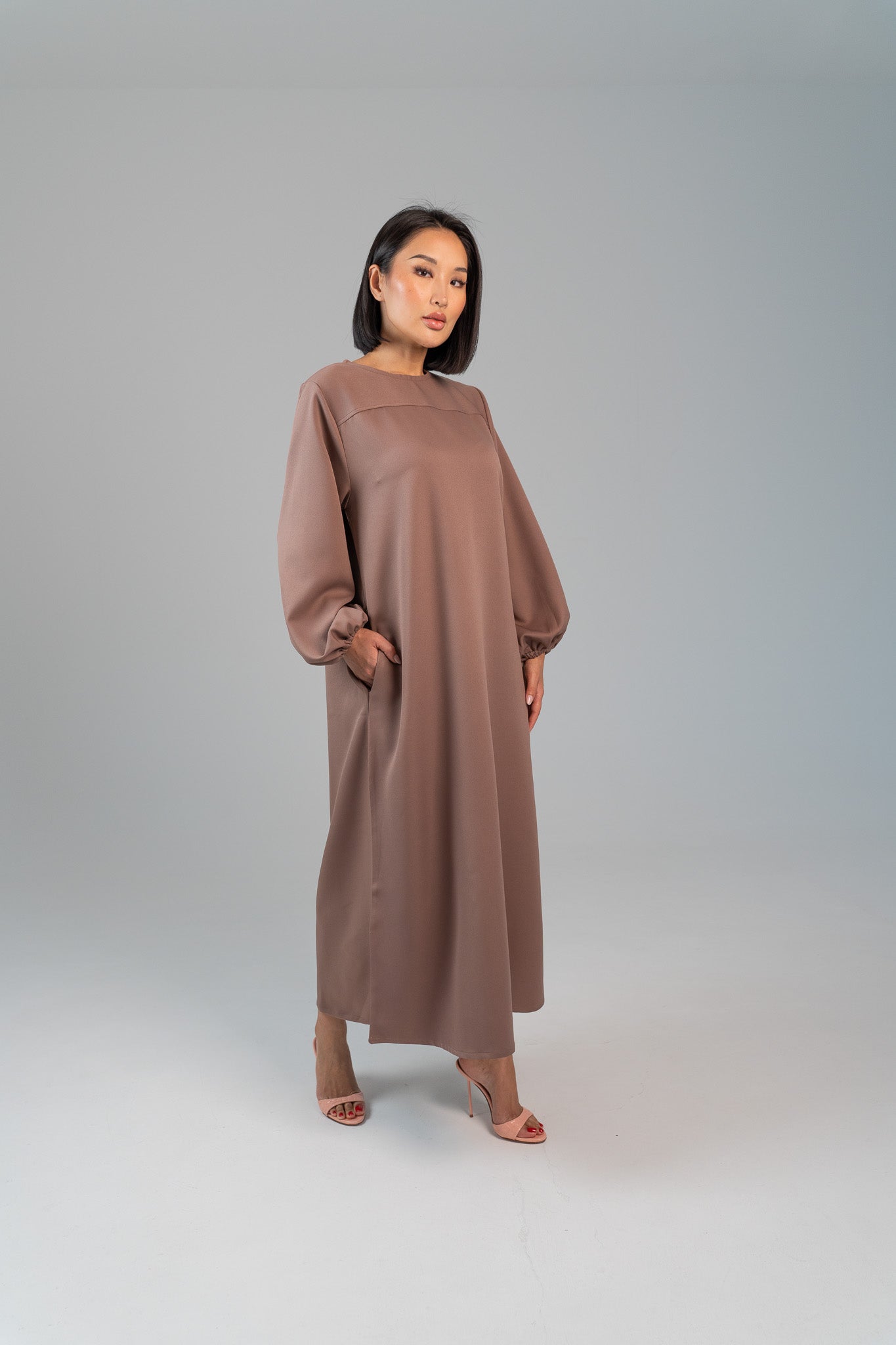 ÉLAN - The Crepe Edit -  Maxi Dress